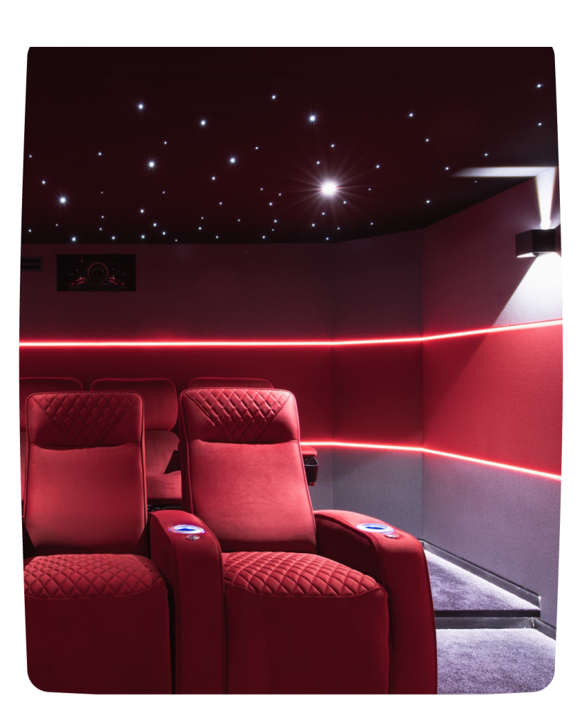 Ciel étoilé sur mesure pour home cinéma