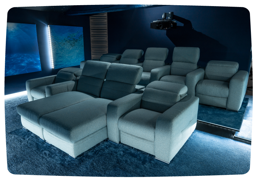 Conception salle de cinéma privée Nouvelle Aquitaine