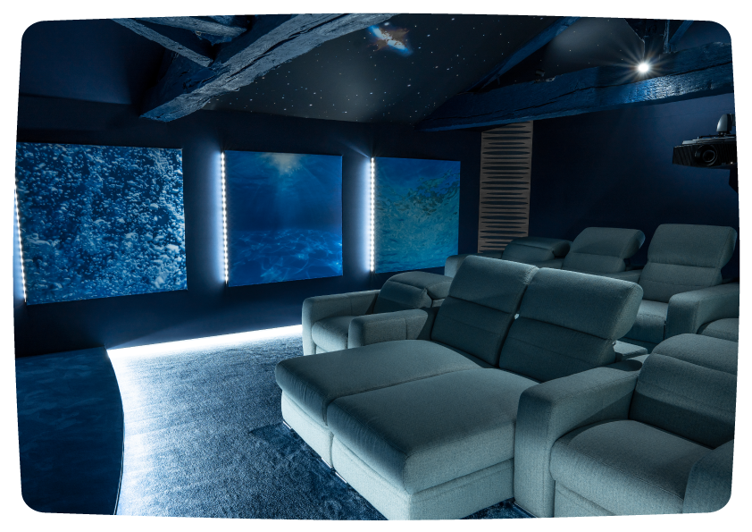 Création salle de cinéma privée Marmande