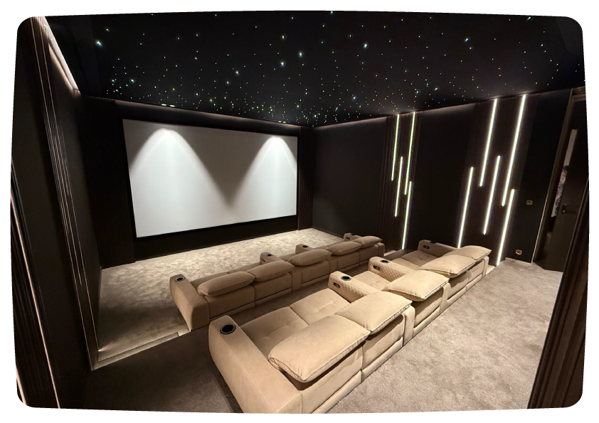Salle de cinéma privée sur mesure à Cannes