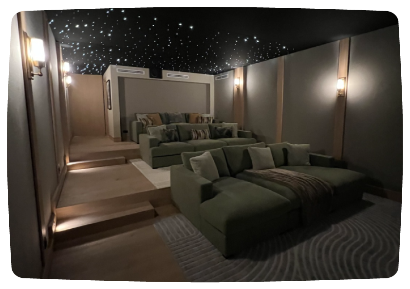 Salle de cinéma privée Inception à Mougins