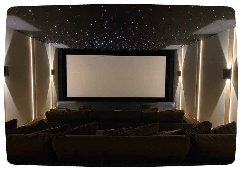 Salle de cinéma privée immersive Matrix à Mougins
