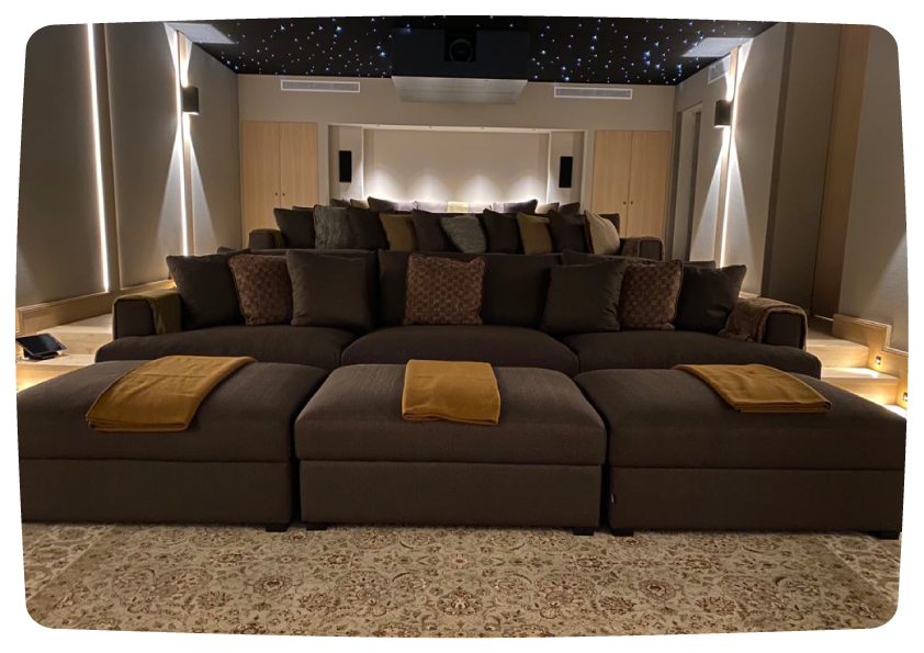 Home cinéma haut de gamme inspiré de Matrix