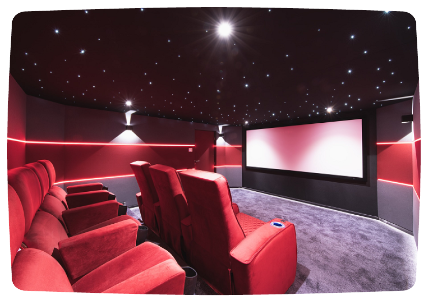 Salle de cinéma privée The Italian Job à Menton